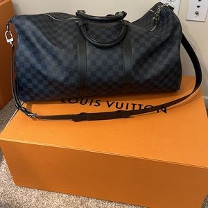louis vuitton duffle bag poshmark
